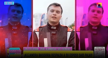 Alejandra Baigorria responde por chats de su hermano Derek expuestos por Pamela López. Captura: Amor y Fuego.
