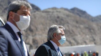 Sergio Uñac y Alberto Fernández