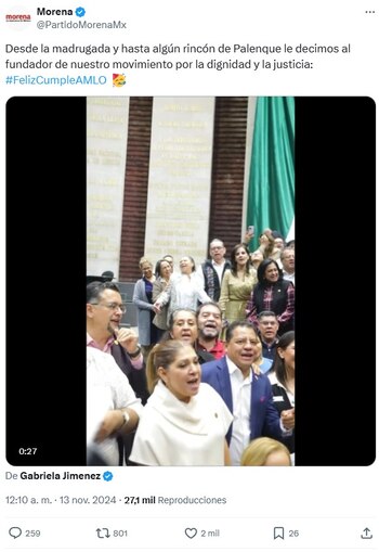 Usuarios en redes sociales publican