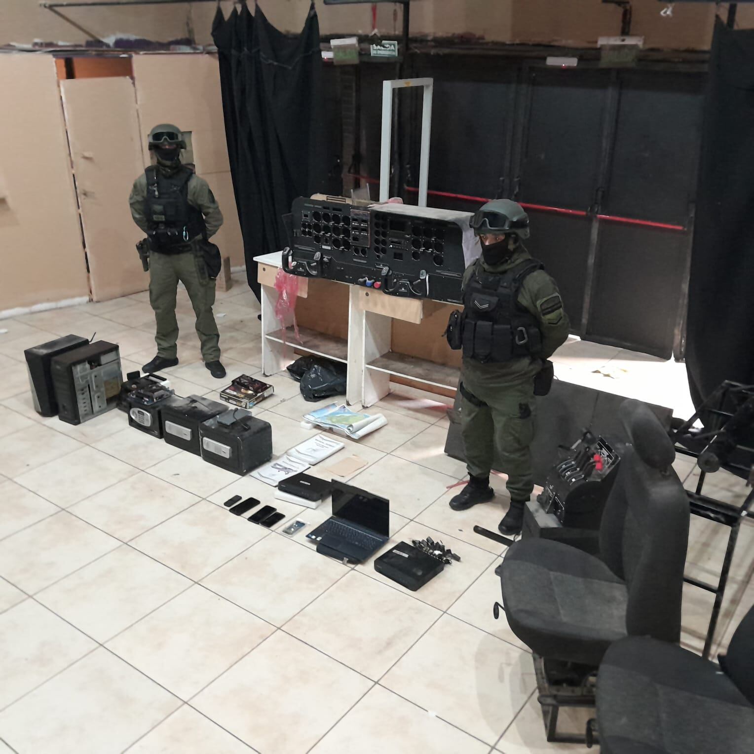 El simulador de vuelo secuestrado en