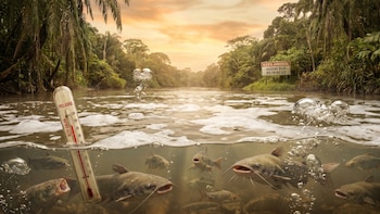 Cómo el cambio climático está asfixiando en silencio los ríos de todo el planeta