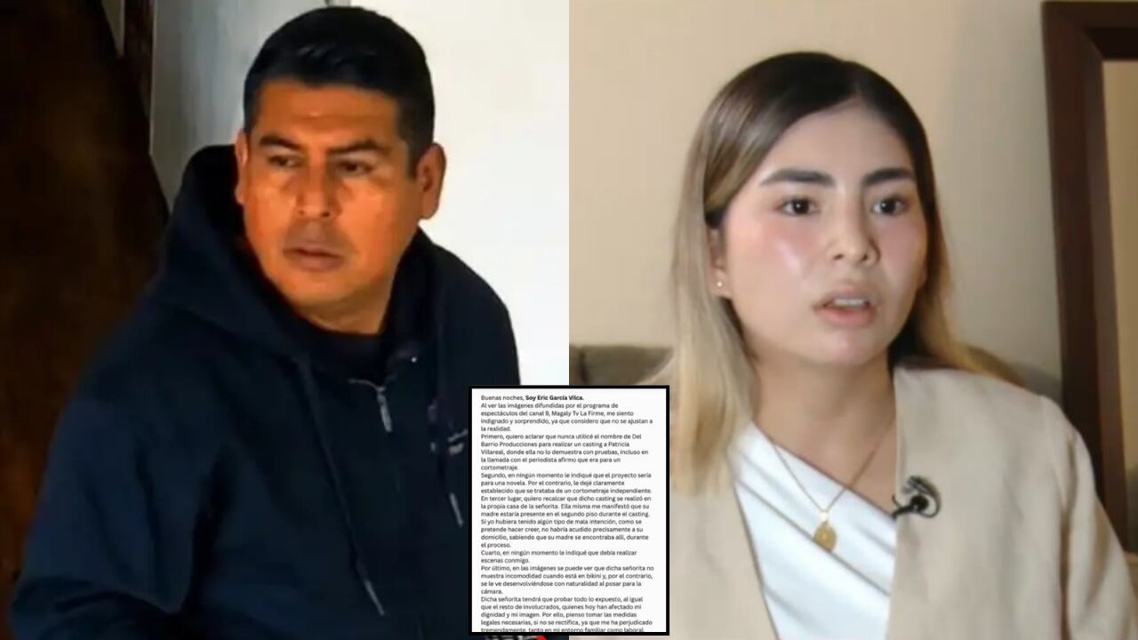 Erick García Vilca publica comunicado y anuncia acciones legales si no se rectifican: “Han afectado mi dignidad e imagen”, pero no le creen