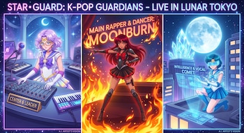 Gemini - Las Guerreras K-pop - Sailor Moon - IA - tecnología - 15 de septiembre