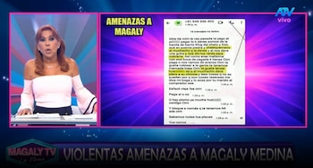Magaly Medina oficializa denuncia ante la Policía, Fiscalía e INPE tras advertir previamente amenazas. Captura: Magaly TV La Firme.