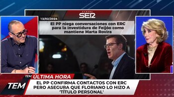 Risto Mejide y Esperanza Aguirre