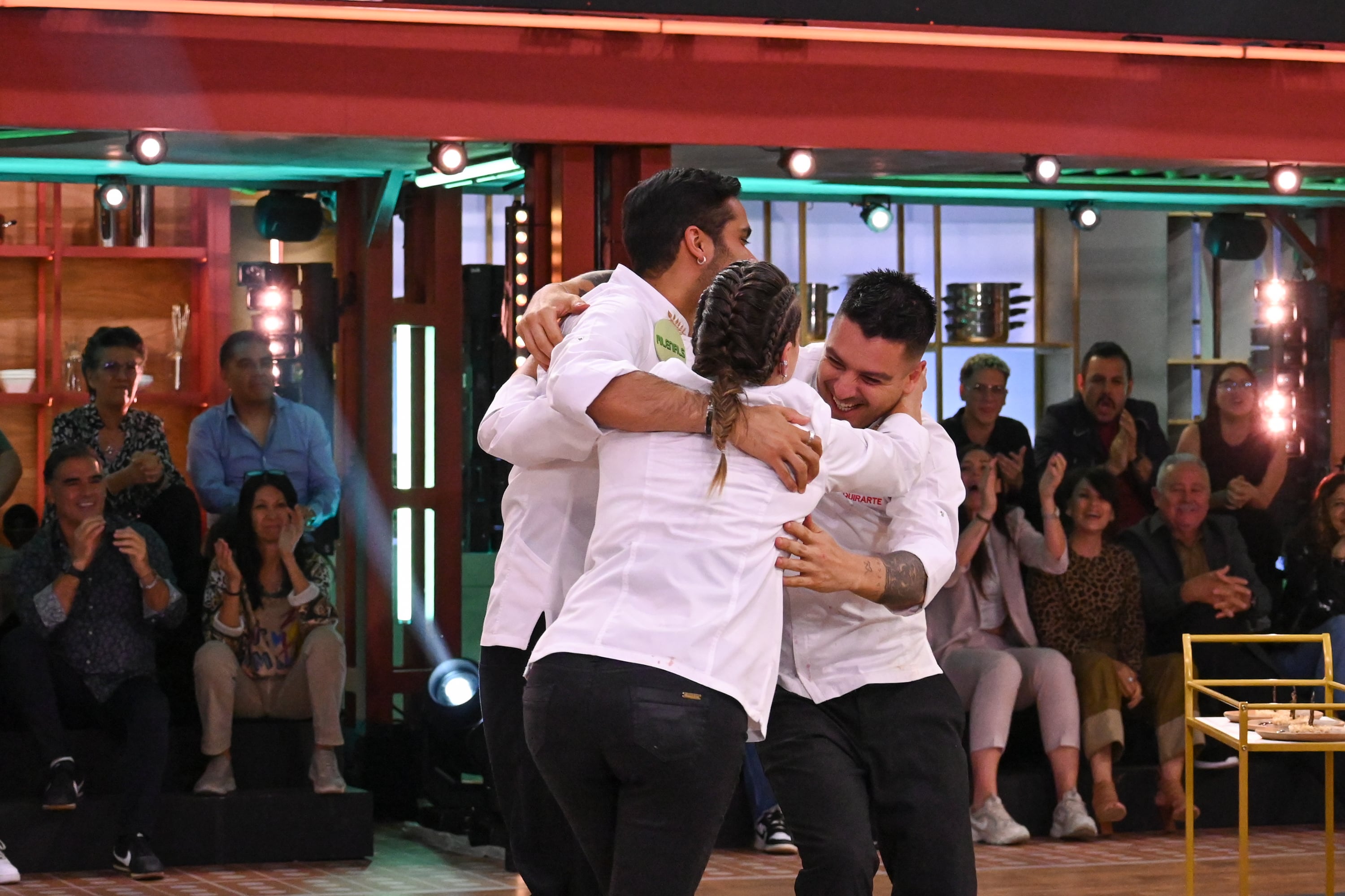 Dani Valle, Andrea Noli y Quirarte se enfrentaron en un duelo final por el triunfo.(@MasterChefMx)