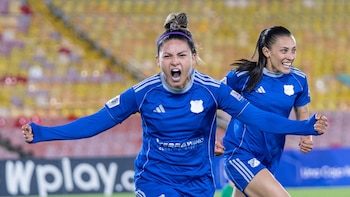 Diana Celis sufrió impresionante golpe en la cabeza en el partido de Millonarios vs. Nacional: volvió y marcó el gol clasificó a la Embajadoras
