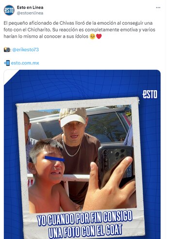 Chicharito comparte momentos significativos con
