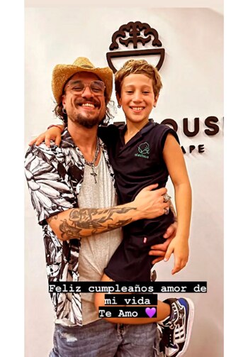 La foto que publicó Daniel