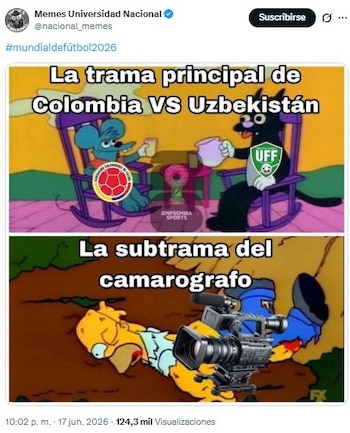 Las reacciones de los colombianos en redes sociales durante y después de la victoria ante Uzbekistán por 3-1 - crédito redes sociales/X