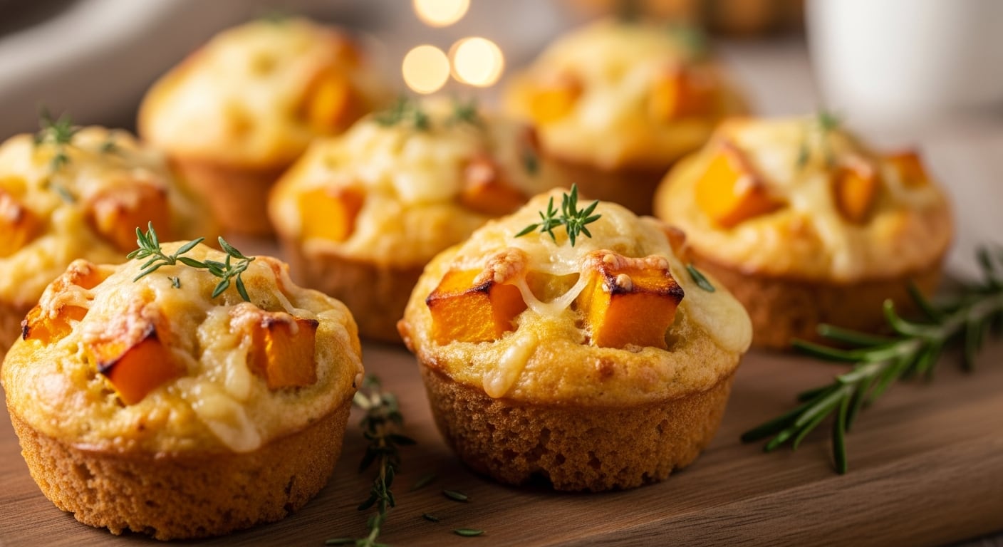 Los muffins de calabaza y queso crema suman un interior cremoso dentro de una masa suave y especiada (Imagen Ilustrativa Infobae)