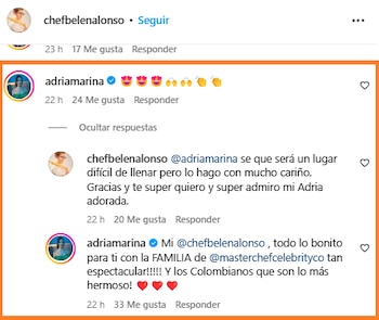Adriana Marina le envió un