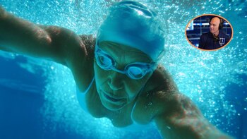 El nadador y medallista olímpico