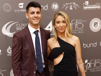 Álvaro Morata y Alice Campello. (EUROPA PRESS).