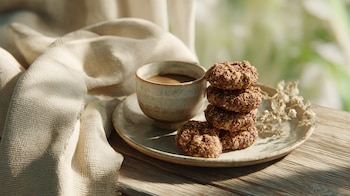 Galletas de amaranto con plátano, snack saludable y natural con ingredientes nutritivos. - (Imagen Ilustrativa Infobae)