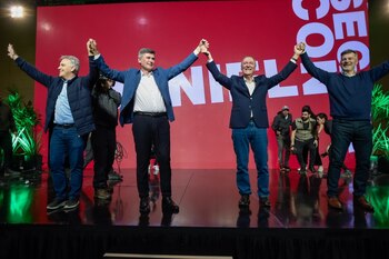 Martín Llaryora, Daniel Passerini, Juan