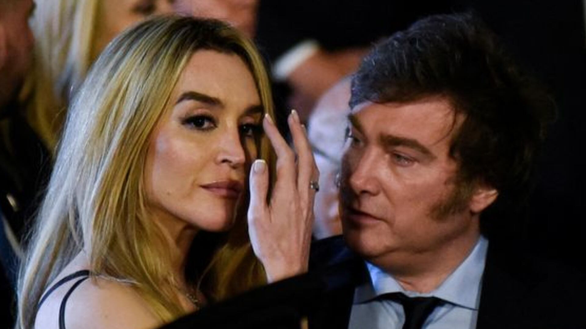 Fátima Florez y Javier Milei