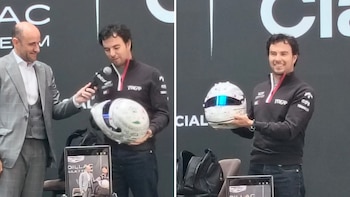 Checo Pérez sorprende con su casco para el GP de México 2026 de la F1: Quetzalcóatl y el número 300 destacan en su diseño