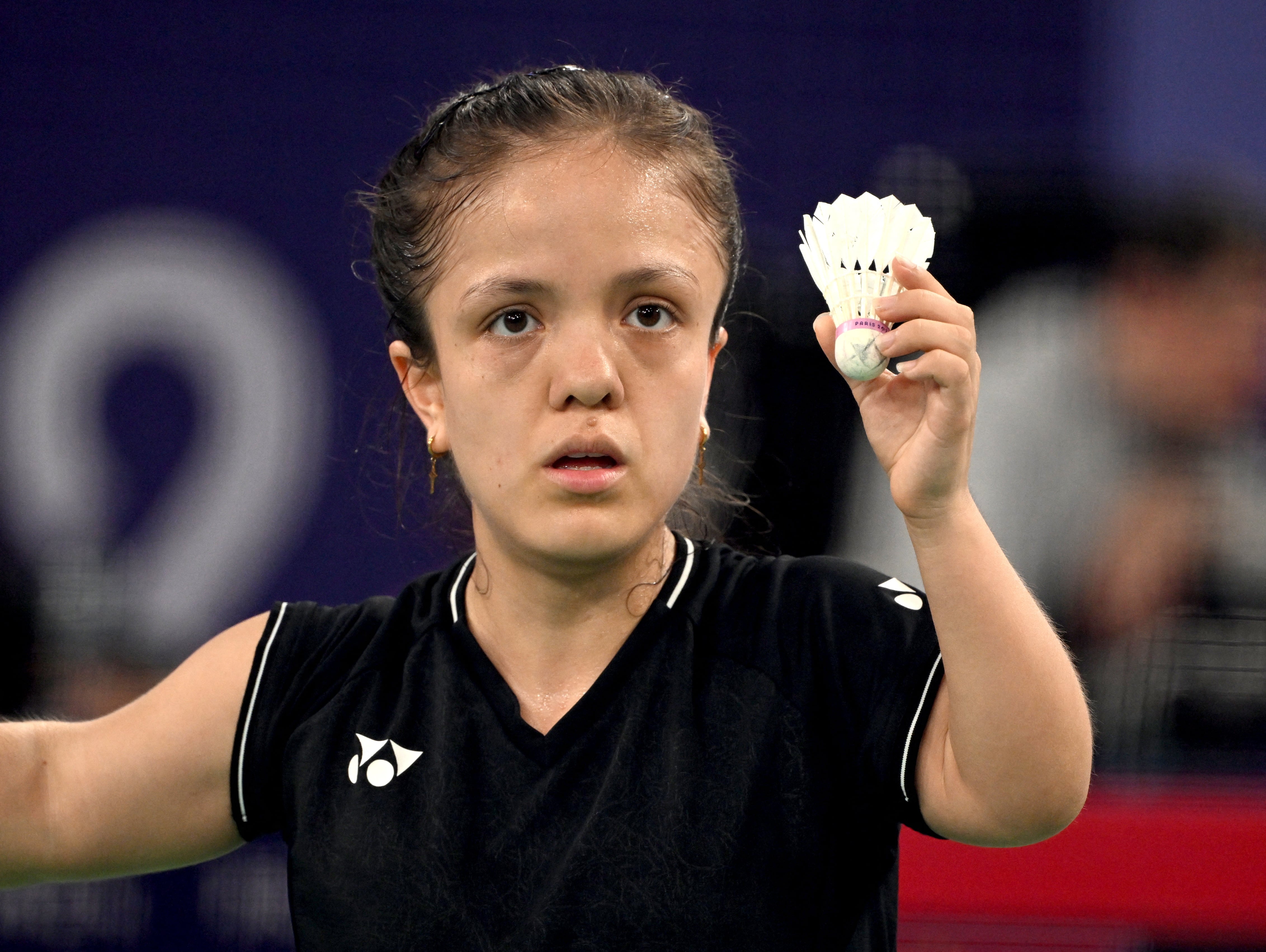 Giuliana Poveda Flores participó en los Juegos Paralímpicos de París 2024. Crédito: REUTERS/Jennifer Lorenzini.