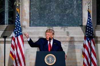 El presidente de EE.UU., Donald