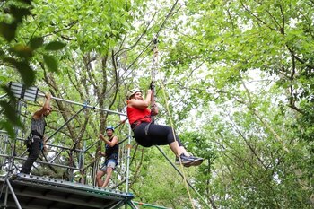 La tirolesa, los puentes colgantes