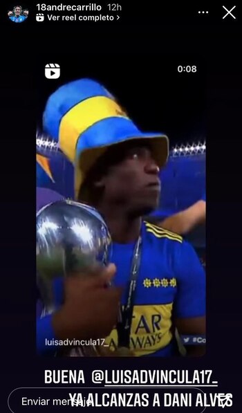 André Carrillo en Instagram.