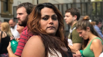 La activista travesti Alma Fernández