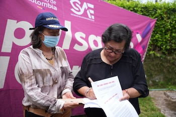 El Centro Facilitador de Servicios Migratorios prestará expedición de documentos, trámites del Estatuto Temporal de Protección para Migrantes Venezolanos y verificación migratoria en el Meta - crédito SAE