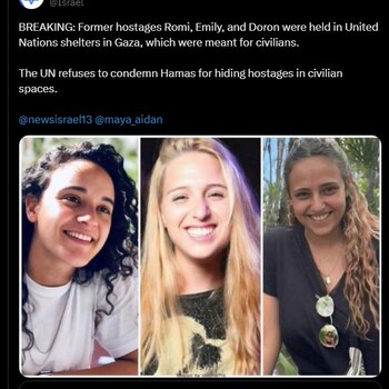 Captura X rehenes israel ONU