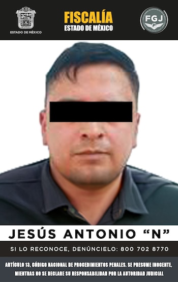 Jesús Antonio “N” vinculación Tezoyuca Edomex homicidio FGJEM