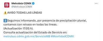 La lluvia provoca retrasos en
