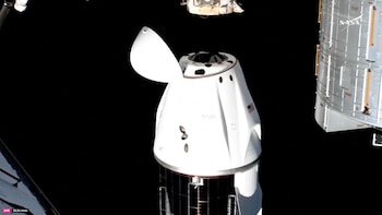 La cápsula Crew Dragon de