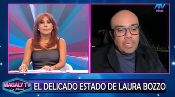Revelan que Laura Bozzo habría superado la septicemia y podría pasar a una habitación. Captura: Magaly TV La Firme.