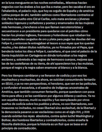 Petro sostuvo que Estados Unidos