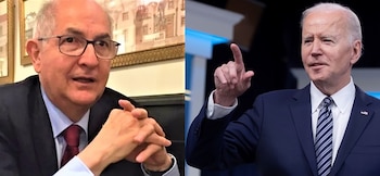 Antonio Ledezma y Joe Biden