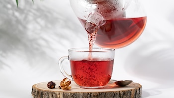 Infusión de hibisco (Shutterstock)