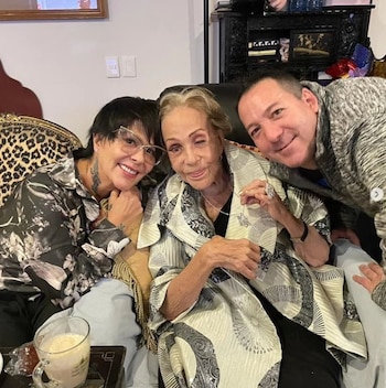 A sus 91 años, Silvia