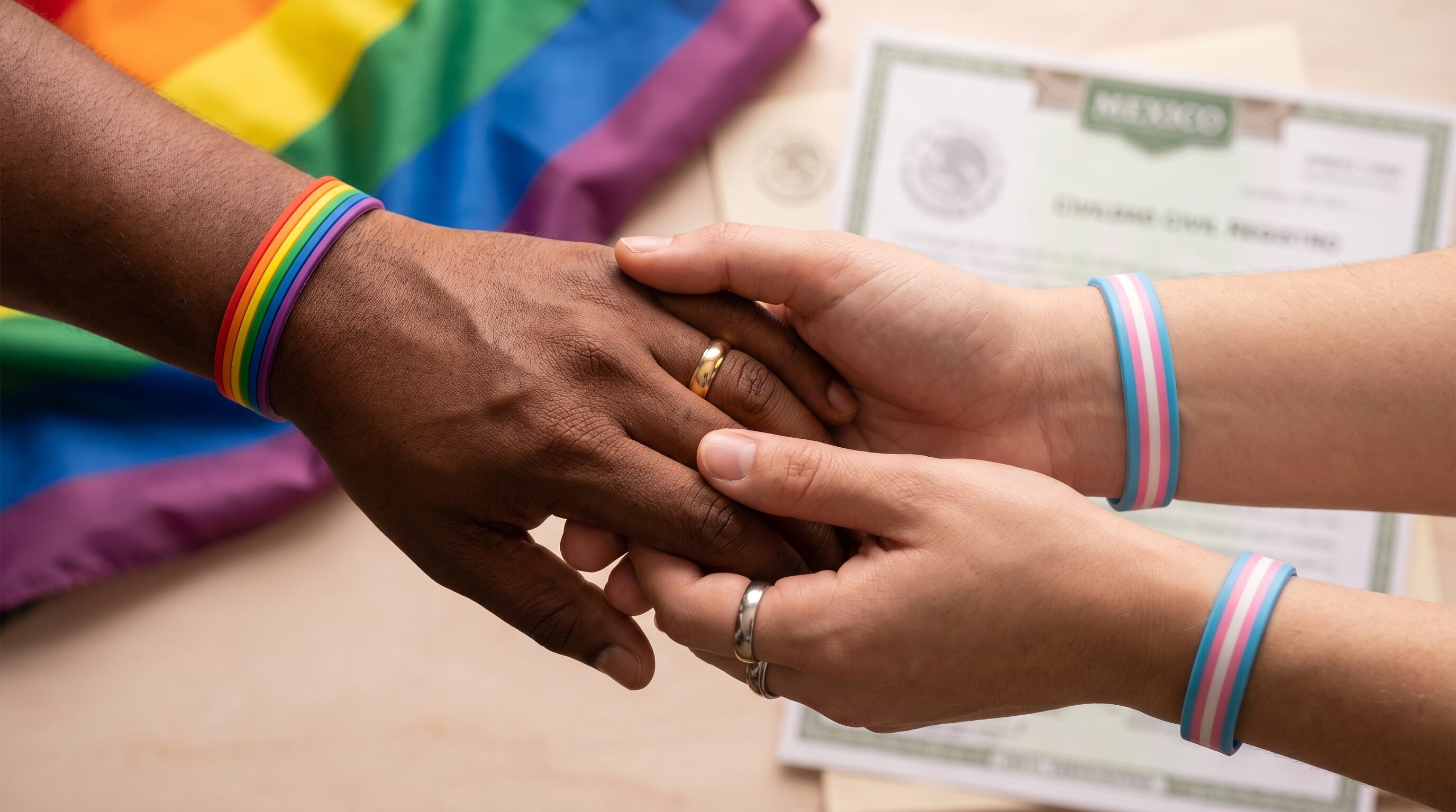 La dependencia ha eliminado a la fecha mil 738 trámites y reducido 66% de los requisitos en sus servicios, con el propósito de garantizar que los procesos que afectan directamente a personas trans y a parejas del mismo sexo sean accesibles, expeditos y estén al alcance de quienes residen fuera del territorio nacional. (Imagen Ilustrativa Infobae)
