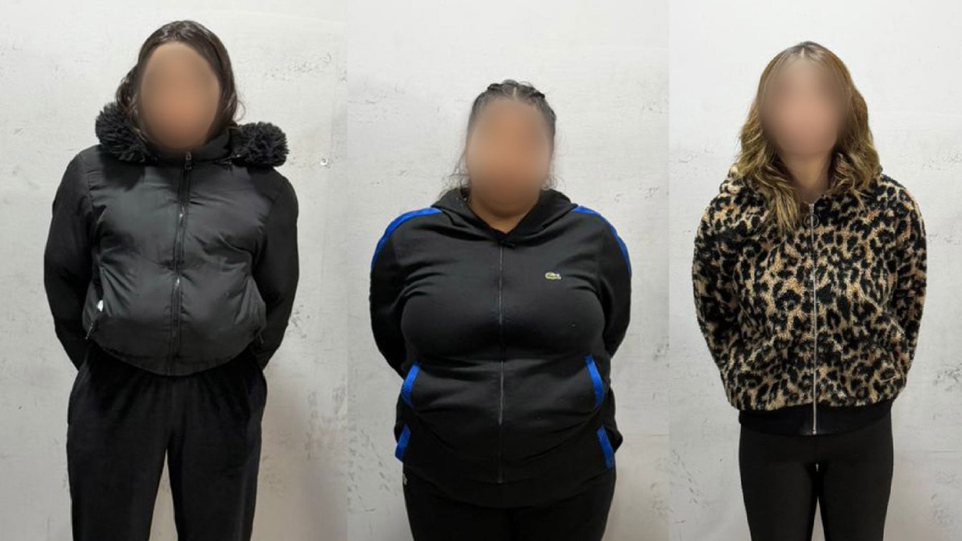 Las tres involucradas fueron detenidas por infracción a la Ley 23.737