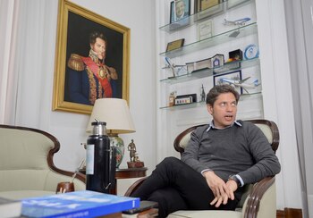 El gobernador Axel Kicillof