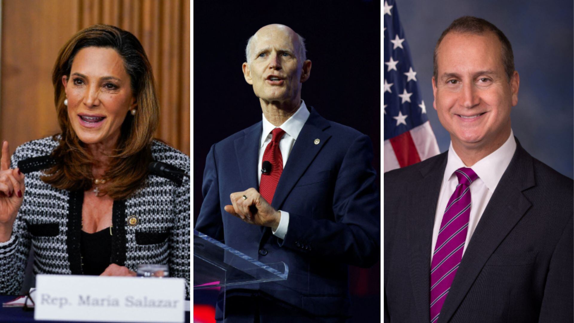 María Elvira Salazar, Rick Scott y Mario Díaz-Balart fueron los primeros en expresar su apoyo a la misión de rescate