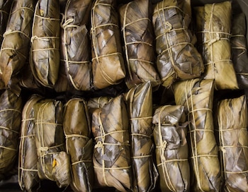 Tamales, uno de los platillos