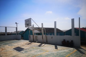 El escenario deportivo donado por