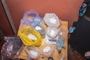Incautaron 10.000 dosis de cocaína