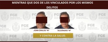 Dos de los uniformados que