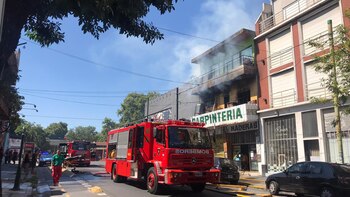 El incendio se registró en