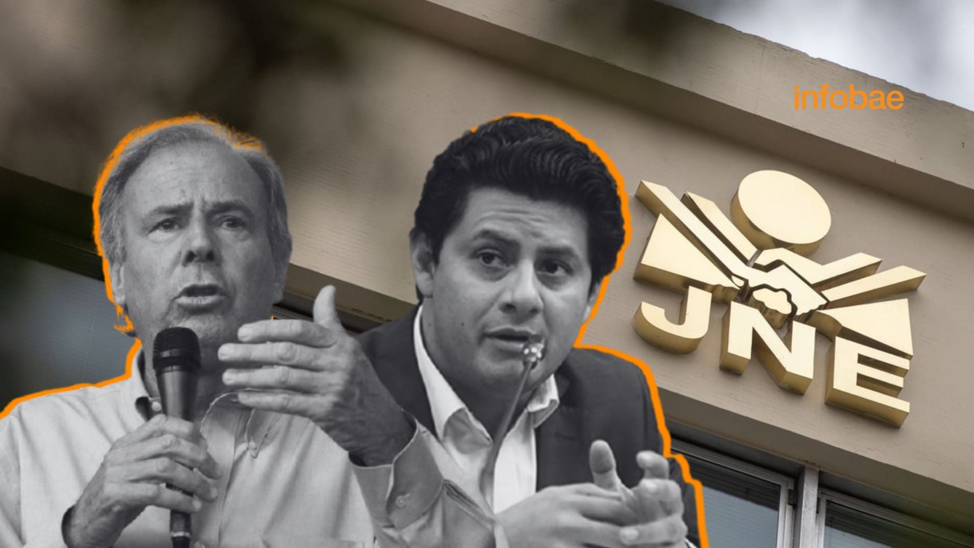 Alfredo Barnechea ganó las elecciones organizadas por la ONPE y Julio Chávez la consulta interna. | Fotocomposición: Infobae Perú (Camila Calderón)