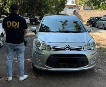 Uno de los autos involucrados