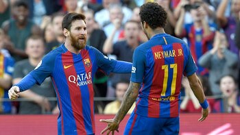 Messi y Neymar conformaron, junto