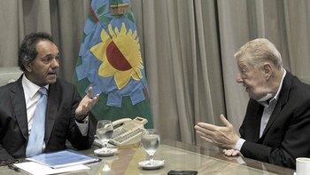 Miguel Bein junto a Daniel